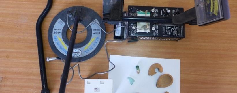 رام الله: ضبط آلة تنقيب عن الآثار