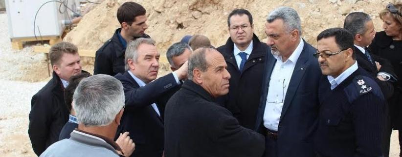 مسؤولون روس وفلسطينيون يزورون مشاريع روسية ببيت لحم ويؤكدون انها لخدمة المجتمع الفلسطيني