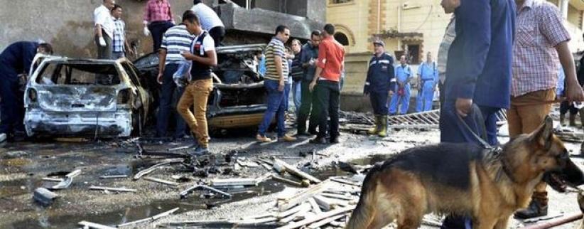 إصابة شخص في انفجار أمام معهد مندوبي الشرطة في القاهرة