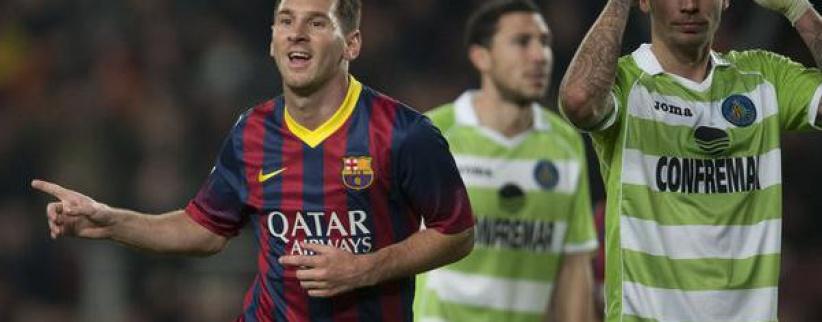 برشلونة يسحق خيتافي في ليلة عودة ميسي