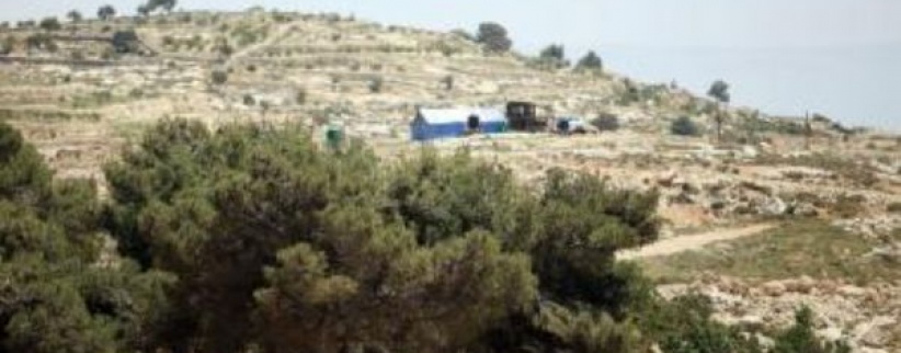 نشطاء يقيمون قرية لمواجهة الاستيطان ببيت لحم