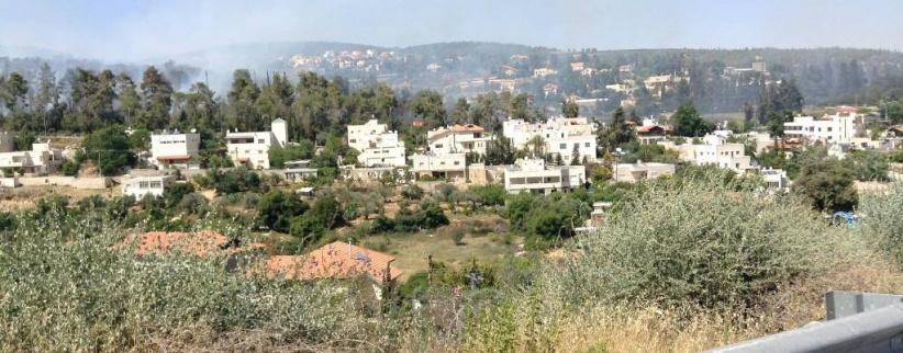 حريقان كبيران في أحراش القدس