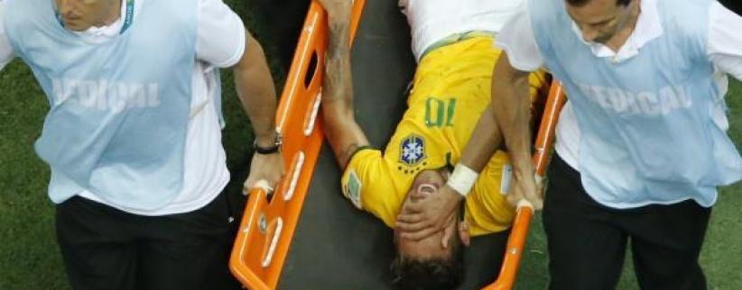 اصابة نيمار يوم أمس ينهي مشواره في المونديال