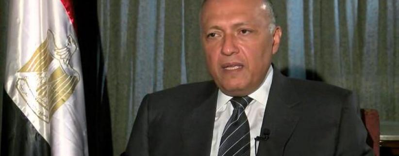 وزير الخارجية: مصر لا تعتزم تعديل مبادرتها لوقف اطلاق النار في غزة