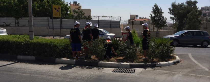 مخيم كشاف السريان يقيم يوم عمل تطوعي في مدينة بيت لحم - صور