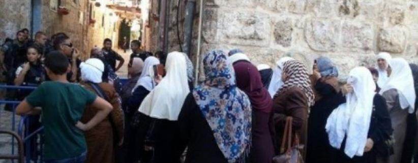 استمرار منع النساء من دخول الأقصى