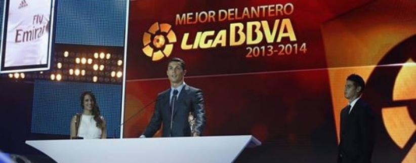 كريستيانو رونالدو نجم النجوم في ليلة جوائز الليغا