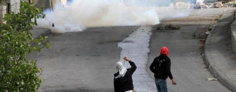 إصابات بالاختناق في مواجهات ببلدة الخضر جنوب بيت لحم