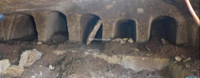 جنين: اكتشاف مقبرة أثرية في يعبد تعود للعصر الروماني