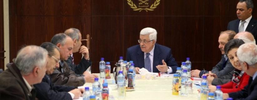 “التنفيذية” تنهي اجتماعها وتشكل لجنة للاتصال مع الفصائل لتشكيل حكومة وحدة وطنية