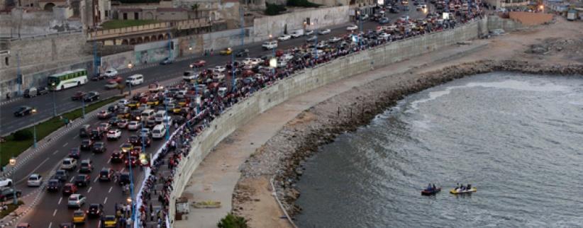 أطول مائدة طعام بالعالم في مصر