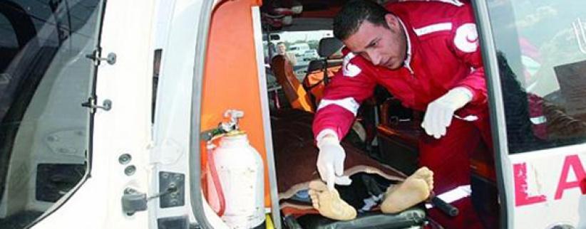 إصابة سائق دراجة نارية بحادث سير في بيت لحم