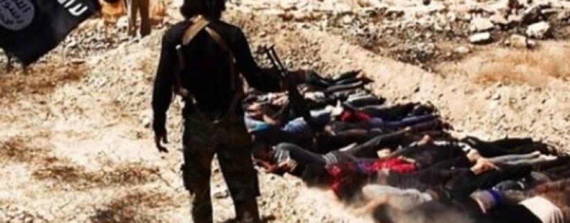 داعش ينشر مشاهد جديدة لمجزرة سبايكر بالعراق
