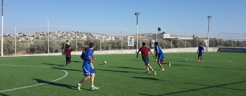 افتتاح ملعب الجدار في قرية دار صلاح