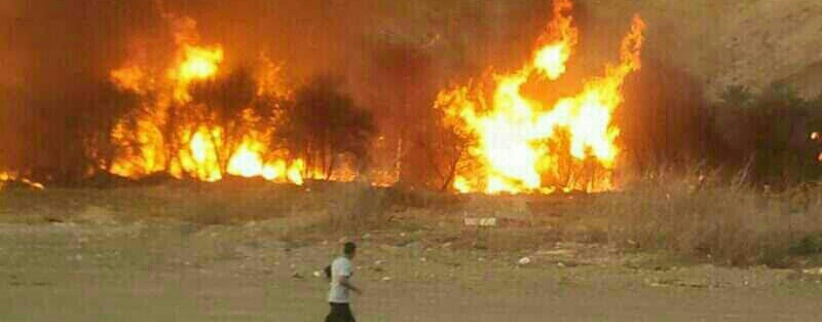 حريق كبير 