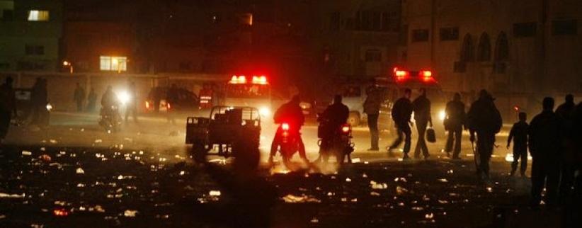 تفجير6 عبوات ناسفة في مركبات شمال مدينة غزة