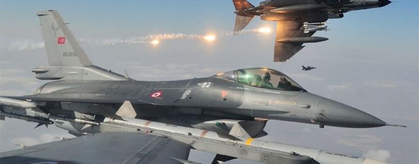 مقاتلات تركية تقصف مواقع لـ