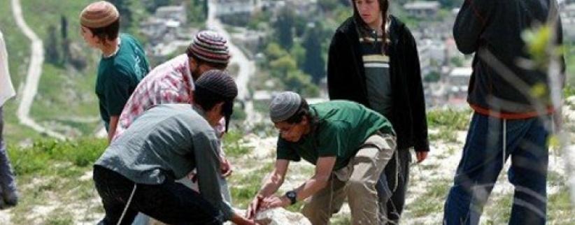 مستوطنون يهاجمون مزارعين في قصرة جنوب نابلس