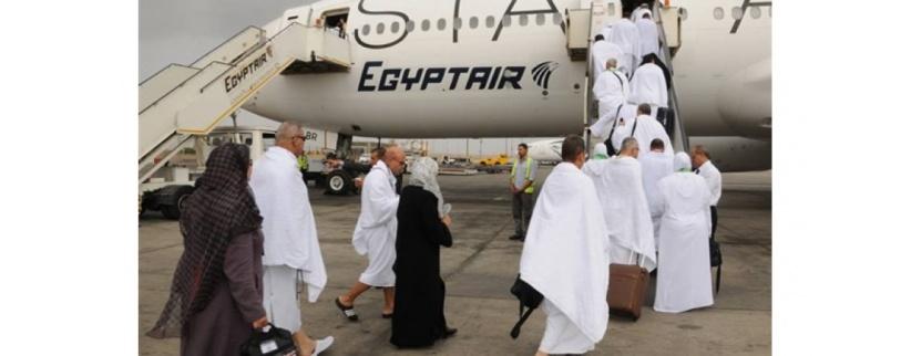 70 حاجًا من أهالي قطاع غزة يصلون الي مطار القاهرة