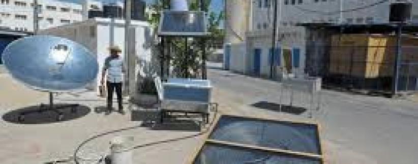 غزة: طلاب في 'الأونروا' يطورون نظام تسخين للمياه بالطاقة الشمسية