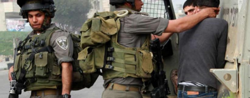 الاحتلال يعتقل 7 مواطنين من أنحاء متفرقة في الضفة
