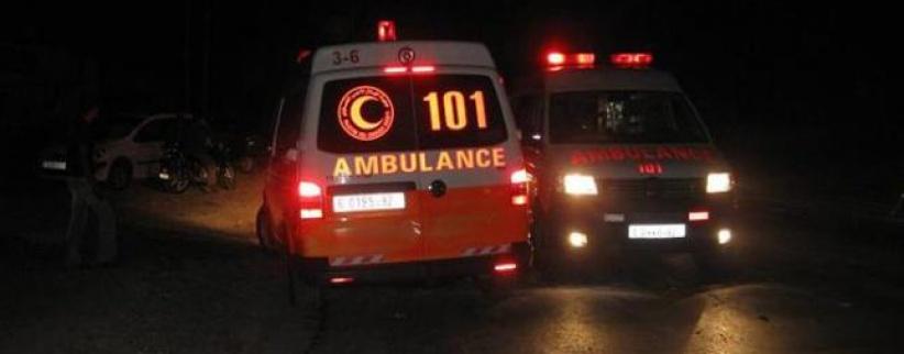 10 اصابات في حادث تصادم بين 4 مركبات قرب حلحول