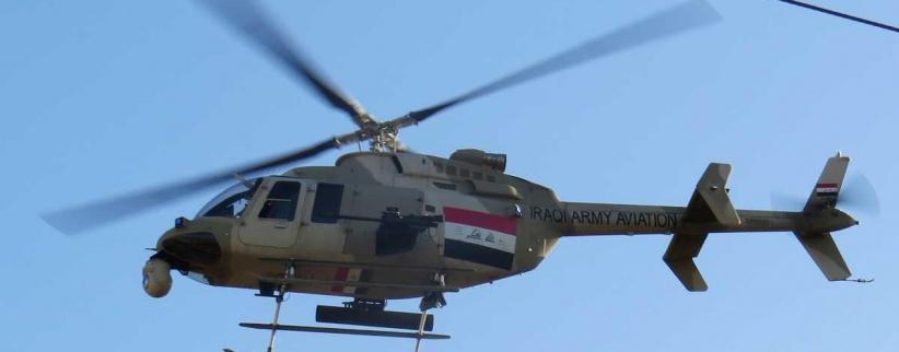 مقتل 3 طيارين بتحطم مروحية عراقية