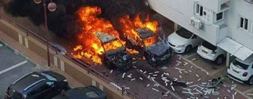 انفجار بسيارة في أسدود