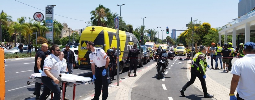 8 إصابات على الأقل في عملية دهس وسط اسرائيل