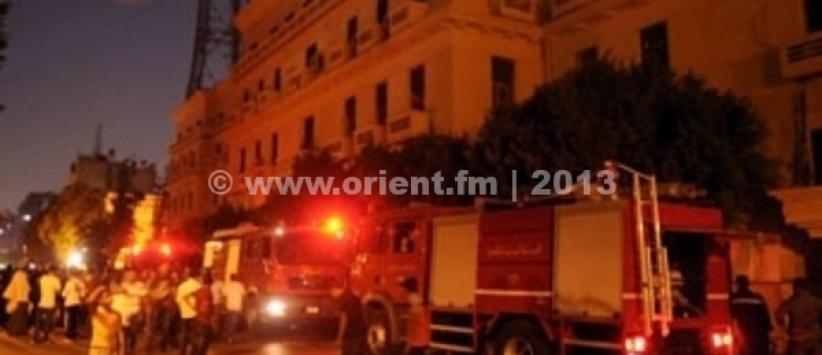 السيطرة على حريق في كنيسة ماري يوحنا بالجيزة