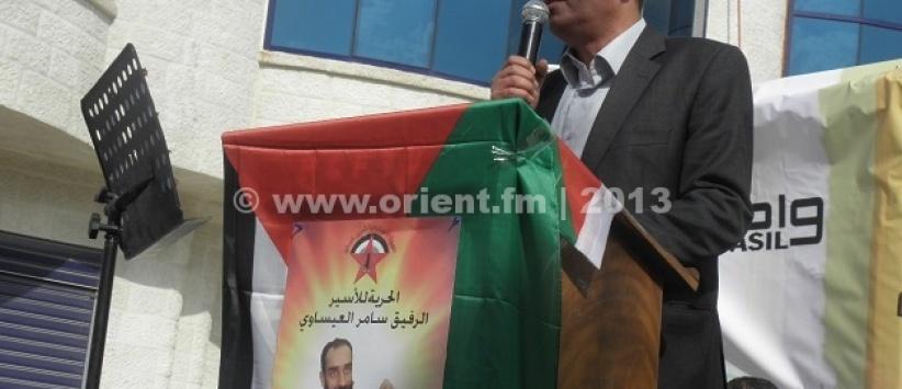 قراقع للصحفيين الاسرائيليين: لا تسمحوا بموت العيساوي