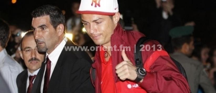 بالصور - رونالدو في إسرائيل مع حراسة مشددة