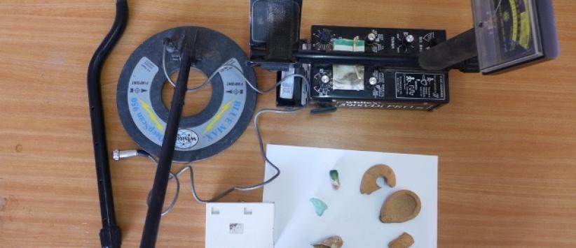 رام الله: ضبط آلة تنقيب عن الآثار