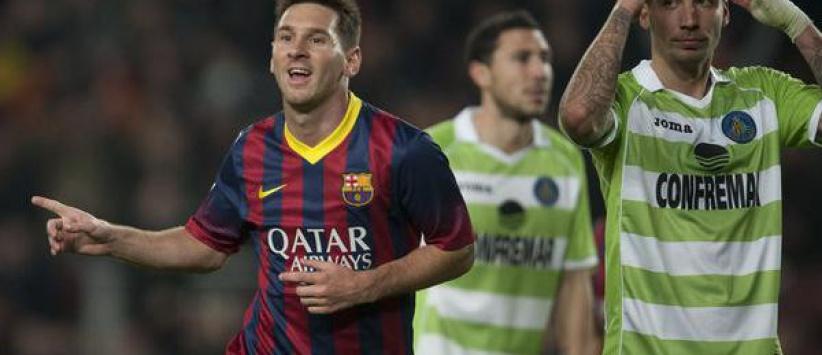 برشلونة يسحق خيتافي في ليلة عودة ميسي