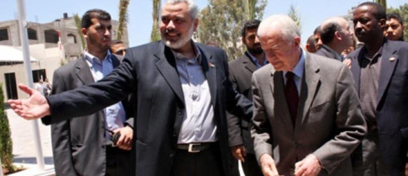 هنية يدعو كارتر للاشراف على الانتخابات المقبلة