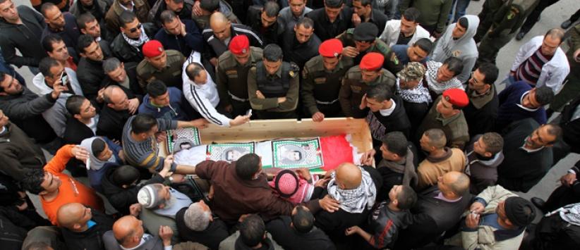 تشييع جثمان الشهيد محمد حمامرة في بيت لحم