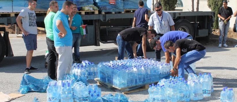 حملة قافلة الحياة : تطلق قافلتها الثانية الى غزة