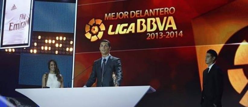 كريستيانو رونالدو نجم النجوم في ليلة جوائز الليغا