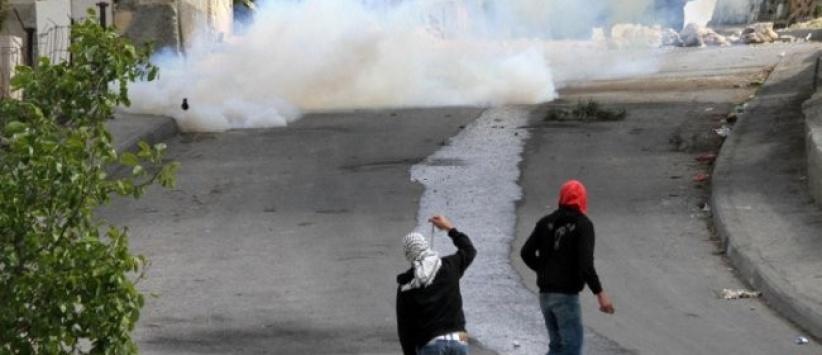 إصابات بالاختناق في مواجهات ببلدة الخضر جنوب بيت لحم