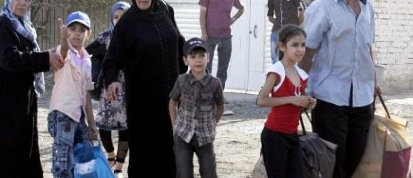 6 عائلات فلسطينية وسورية غادرو قطاع غزة