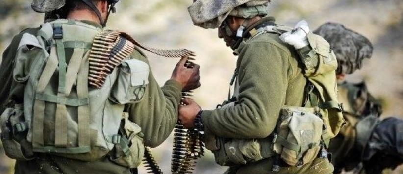 مناورات عسكرية بالذخيرة الحية جنوب غرب جنين