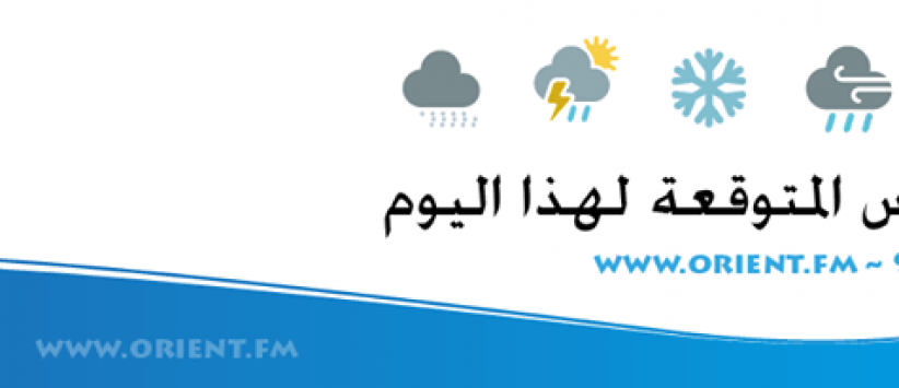 الطقس: جو غائم جزئيا