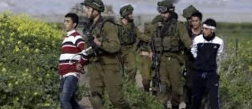 الاحتلال يعتقل ثلاثة شبان شرق بيت لحم