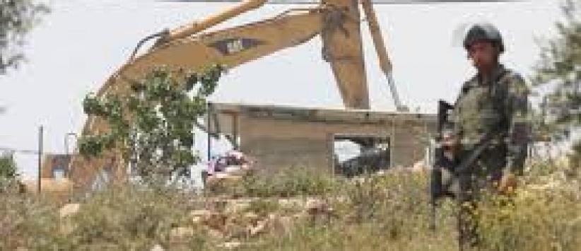 قوات الاحتلال تهدم بئراً ومنشأة زراعية في رمانة غرب جنين