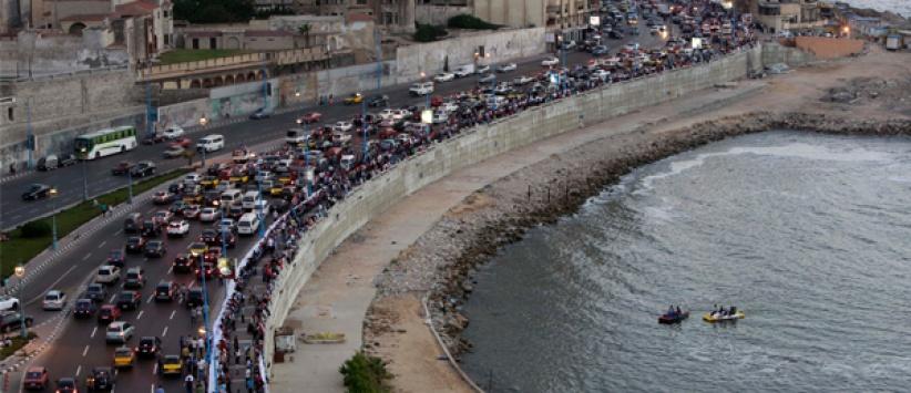 أطول مائدة طعام بالعالم في مصر