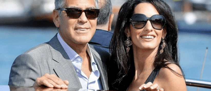 جورج كلوني قلق على صحة أمل!!