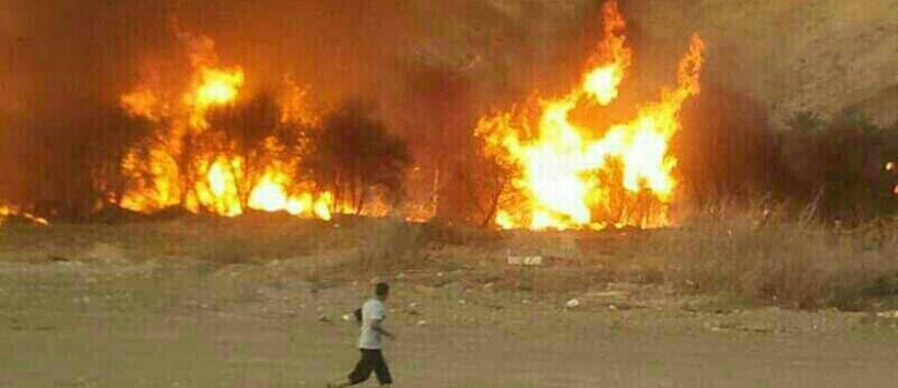 حريق كبير 