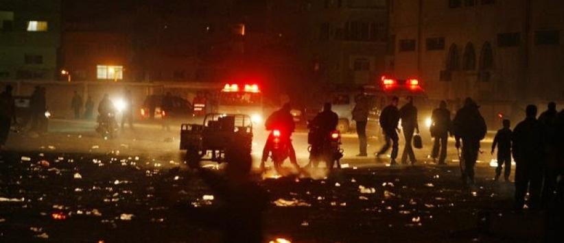 تفجير6 عبوات ناسفة في مركبات شمال مدينة غزة