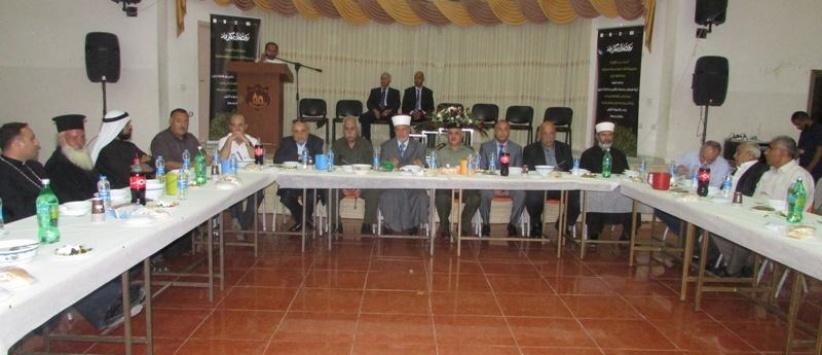 جمعية الكتاب المقدس الفلسطينية وبالتعاون مع بلدية الزبابدة ومحافظة ومديريه أوقاف جنين تنظم إفطارا رمضانيا في الزبابدة