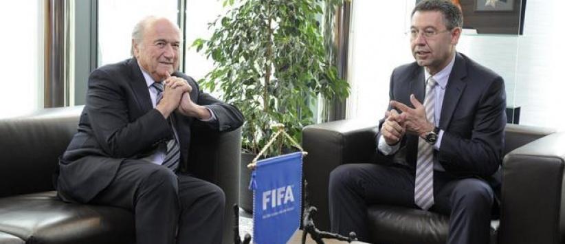 برشلونة يهدد بالانسحاب من مسابقات الفيفا!